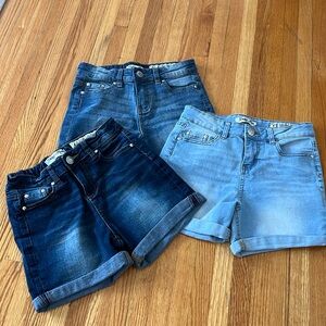 Denim shorts